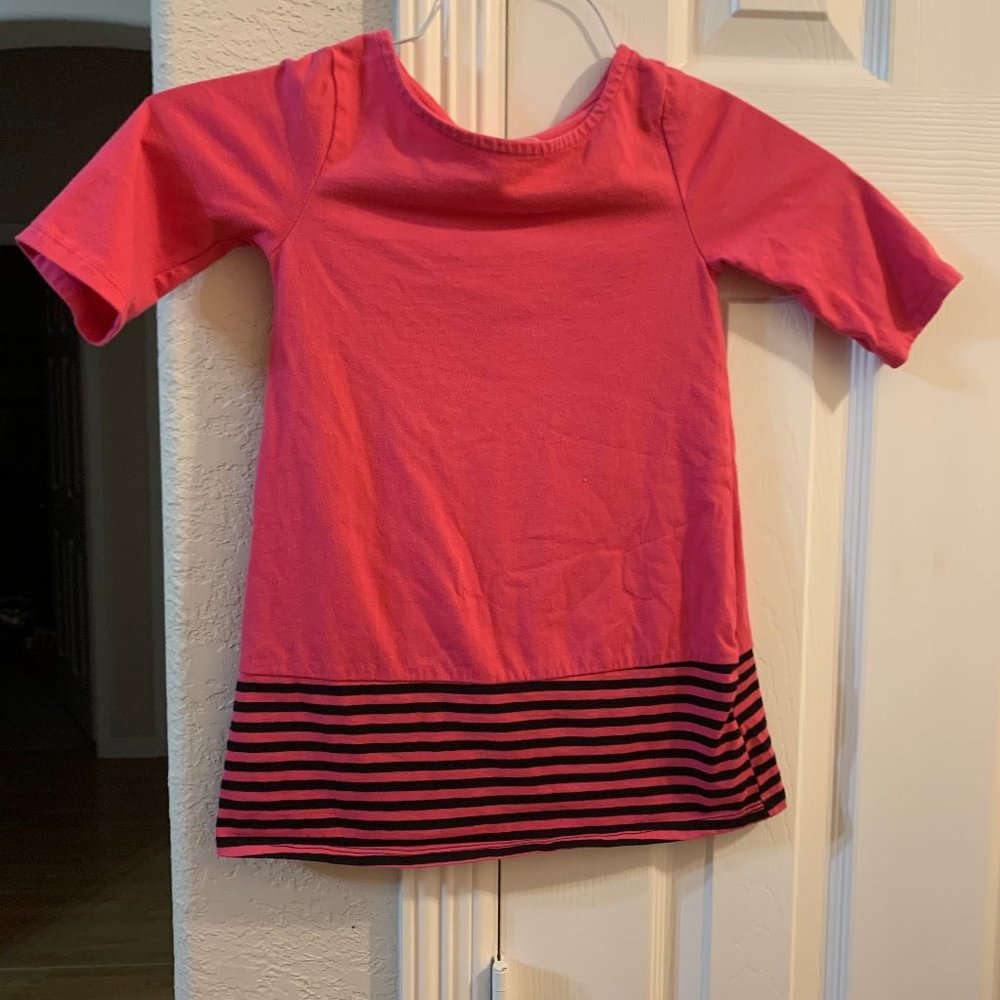 Faded Glory pink top 4-5T